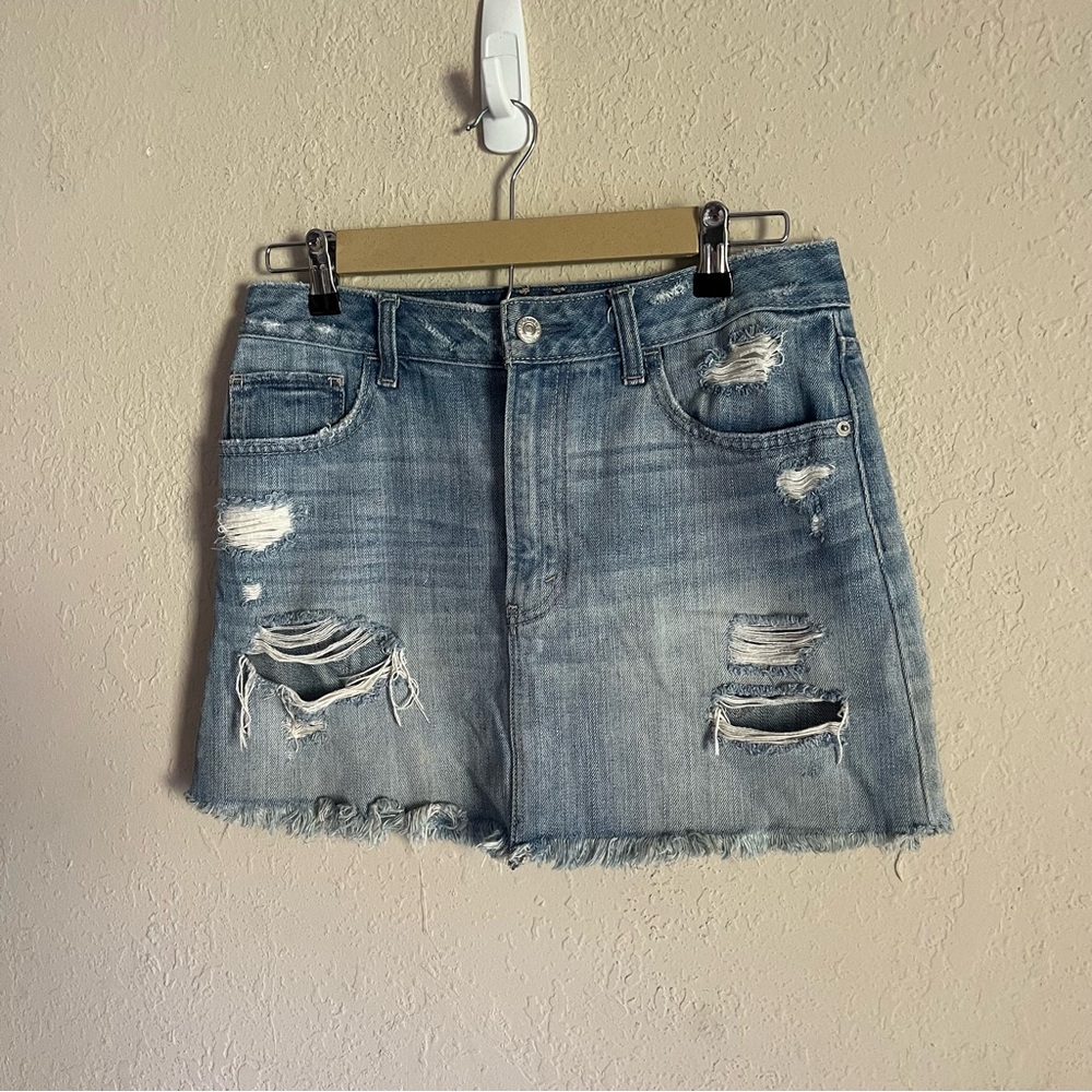 Y2K Abercombie & Fitch Denim Skirt - Picture 3 of 6